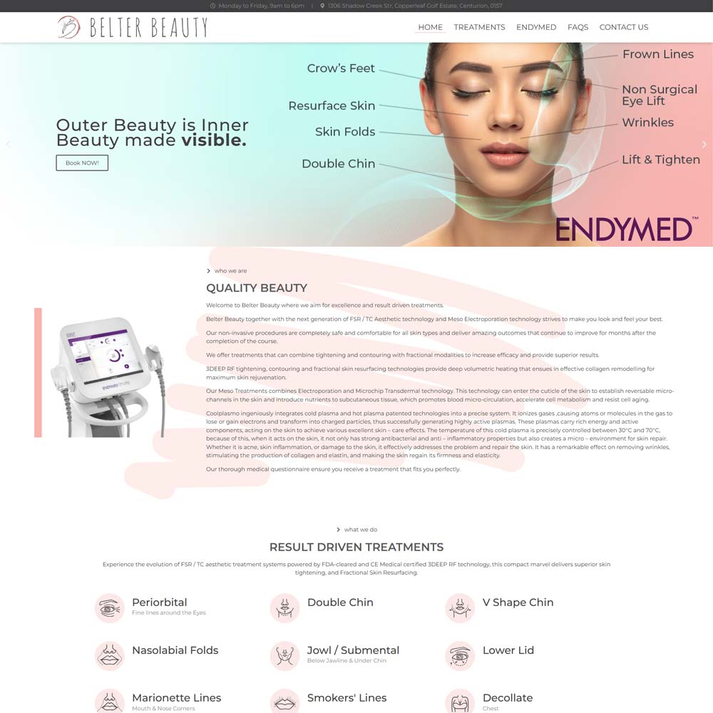 Belter-Beauty-Website-Design